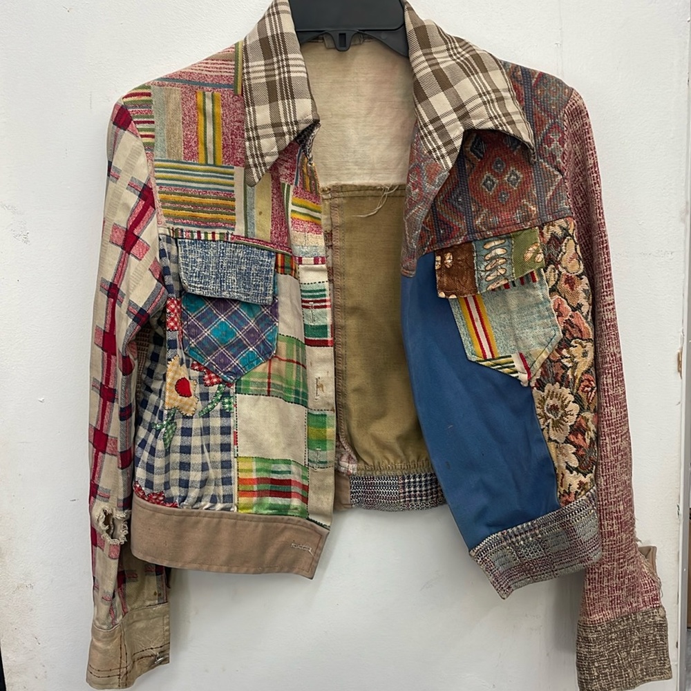 Cool Vintage Patchwork Jacket